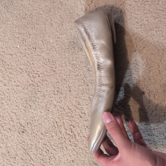 Lucky Brand Light Gold Ballet Flats Size 6.5 - Picture 7 of 9